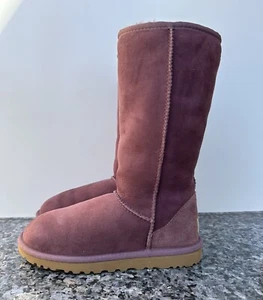 Botas altas clásicas originales UGG Australia #5815 piel de oveja púrpura Wo 6 - Imagen 1 de 10