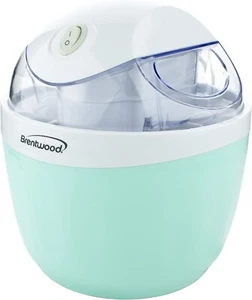 Brentwood TS-1410BL 1 Quart Ice Cream and Sorbet Maker, Frozen Yogurt 120V NEW - Picture 1 of 6