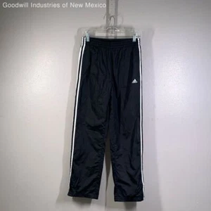 Adidas Boys Black Elastic Waist Pull-On Activewear Track Pants Size XL (18) - Picture 1 of 4