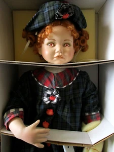 Penny Christian Porcelain Doll Maddy Series 26 Inch Red Hair New - Picture 1 of 9