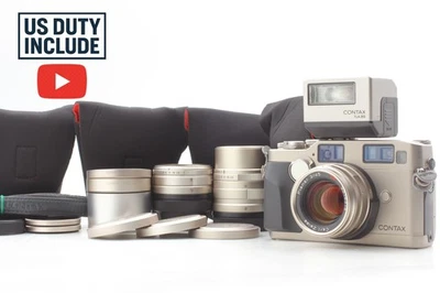 [All Top MINT w/ TLA200 ] Contax G2 GD-2 Film Camera 28mm 45mm 90mm From JAPAN - Image 1 of 4