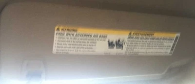 Passenger Right Sun Visor Fits 07-09 AURA 351709 - Image 1 of 4