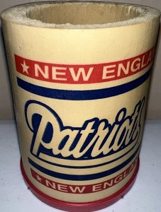 New England Patriots Drink Soda Bier Getränk Koozie Vintage Siehe Bilder! 🍀 - Bild 1 von 6