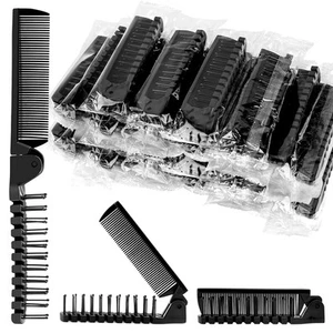 HOFASON 12 Pcs Travel Folding Comb in Bulk, Individually Wrapped mini - Picture 1 of 7