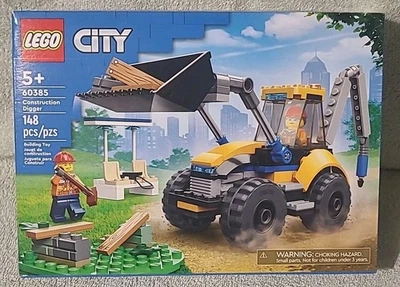 LEGO CITY Construction Digger #60385 (148 Pieces) New & Unopened - Image 1 of 4