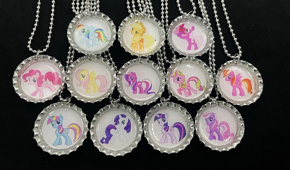 MY LITTLE PONY / favores de festa / 12 colares / suprimentos para festa / My Little Ponies - Imagem 1 de 1