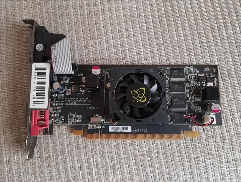 XFX ATI Radeon HD 5450 1 GB DDR2 VGA/DVI/HD MI PCI-Express Video Card - Image 1 of 4