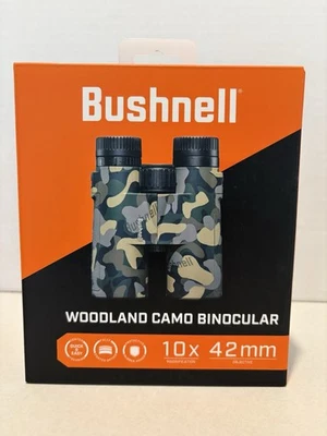 Binoculares Bushnell Woodland Camo 10x42mm NUEVOS EN CAJA Foto 1 de 4