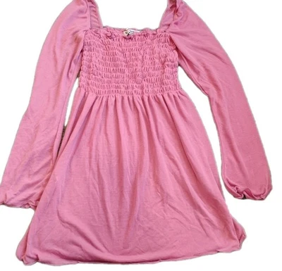  Новый с TagY2K Younique пыльный розовый подходит и расклешенный Juniors длинным рукавом Rouge Топ - Изображение 1 из 4