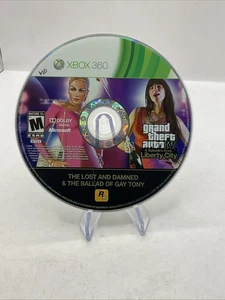 GTA IV The Lost And Damned & The Ballad Of Gay Tony Xbox 360 solo disco - ¡Probado! - Imagen 1 de 13