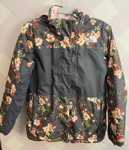 The North Face Freedom Extreme Insulated Girls Jacket Vanadis Grey Floral Size L - Picture 1 of 10
