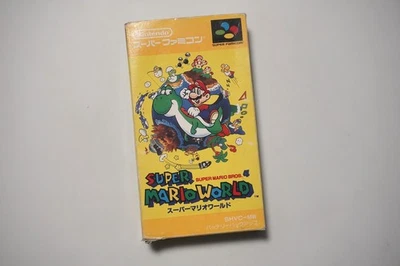 Super Famicom Super Mario World boxed Japan SFC games US Seller - Image 1 of 4