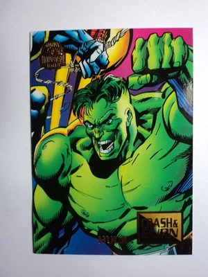 1994 MARVEL UNIVERSE (V) - BASE CARD # 78 - HULK - Image 1 of 4