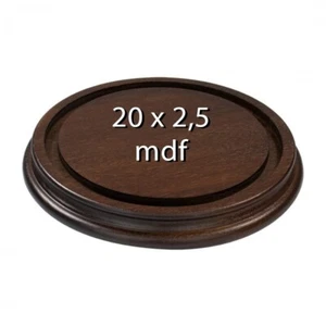 Base per campana in MDF 20 X 2,5 cm - Foto 1 di 1