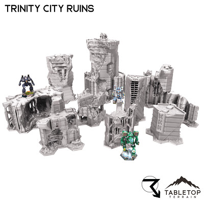 HEXTECH Trinity City Ruins - 6mm - Small Scal...