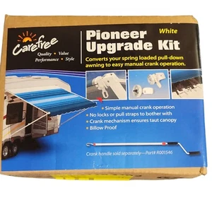 Carefree Pioneer RV Awning Crank Out Upgrade Kit White 850001 New Sealed - Bild 1 von 6