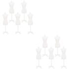 10 Pcs Doll Clothes Stand Form Dress Forms Display Rack Model
