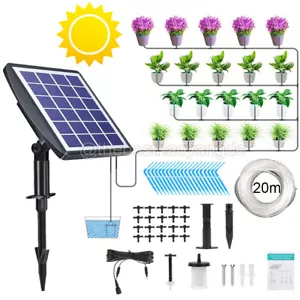 20M Solar Bewässerungssystem Pflanzenbewässerung Pflanzen Automatisch System Kit - Bild 1 von 8