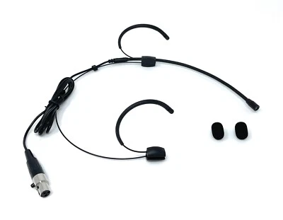 Headset Microphone fits AKG/Samson Wireless Mic System w/ mini XLR 3-pin Black - Image 1 of 4
