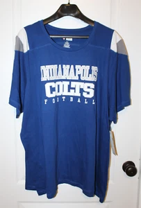 Neu mit Etikett Indianapolis Colts Football NFL blau S/S Baumwolle T-Shirt 4X - Bild 1 von 7