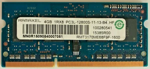 Ramaxel 4GB 1Rx8 PC3L-12800S DDR3 1600MHz Laptop SDRAM RMT3170ME68F9F-1600 - Picture 1 of 1