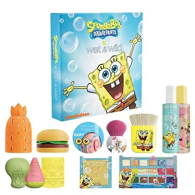 Полный комплект для макияжа Wet N Wild SpongeBob SQUAREPANTS Nickelodeon (PR BOX) - Изображение 1 из 4
