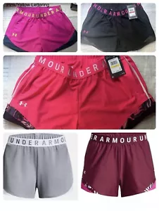 Under Armour Women's UA Play Up 3.0 Shorts - UA 3" Inseam NWT - Picture 1 of 21