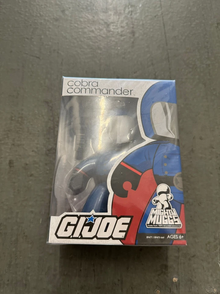 MIGHTY MUGGS COBRA COMMANDER G.I.JOE FIGURE "PACKAGE HAS SOME SCUFFS ON BOTTOM" - Image 1 of 1