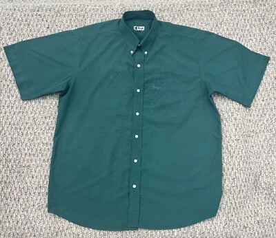 Vintage Pringle Of Scotland Shirt Size XL Green Men’s Short Sleeved - Image 1 of 4