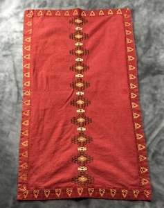 Croscill Chimayo Southwestern SW Adobe Red ONE King Pillow Sham 36.5" x 22" Zip - Picture 1 of 7