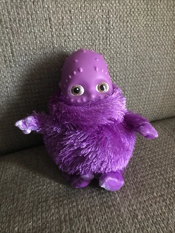 7” Purple Boobah Bean Bag Plush Ragdoll Purple Extremely Rare NON ELECTRONIC Cover