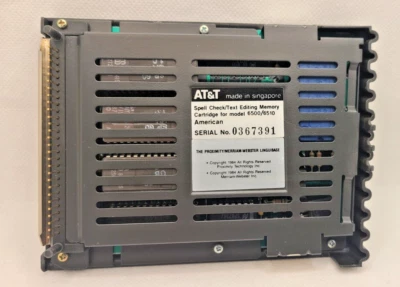 CARTUCHO DE REVISIÓN ORTOGRÁFICA AT&T PARA MÁQUINA DE ESCRIBIR 6500/6510 Foto 1 de 4