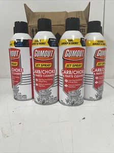 6 Pk Gumout Carb & Choke Carburetor Cleaner 14Oz Cleans Metal Engine Parts Spray - Picture 1 of 5
