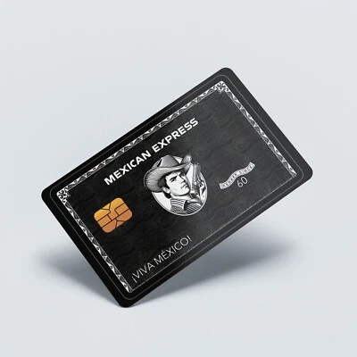 CCWRAPS Black Mexican Express Chalino Sanchez Debit Card Sticker Credit Card Sticker