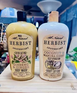 HERBIST EXFOLIANTE GINSENG Y JENGIBRE Jabón Corporal/COCO Y MIEL DE MANUKA Loción - Imagen 1 de 1