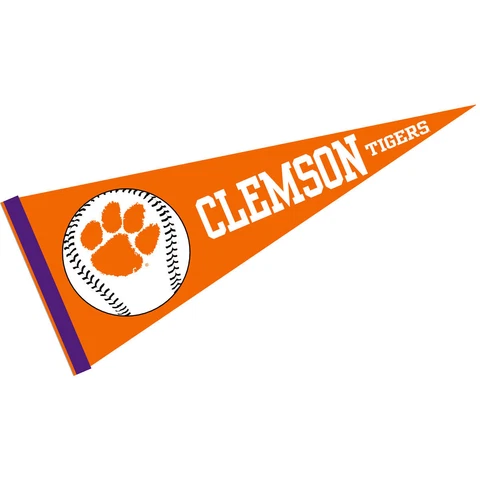 Clemson Tigers 12 in X 30 in Baseball Pennant Cover