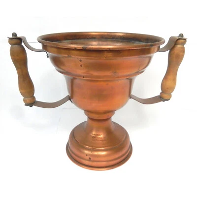 ANCIEN VIERPOT POT A BRAISES D'ESTAMINET EN CUIVRE - Photo 1/3