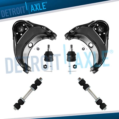 Front Upper Control Arms Ball Joints Sway Bar Links for Chevy GMC C1500 C2500 - Image 1 of 4