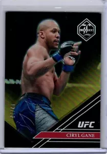 Panini Chronicles Ciryl Gane GOLD /10 SSP - Picture 1 of 2