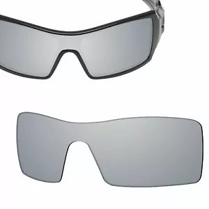 Polarized Replacement Lenses for-OAKLEY Oil Rig Sunglasses Silver Titanium - Picture 1 of 5
