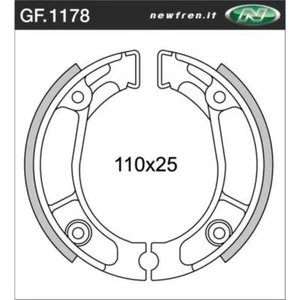 Front Brake Shoes Fit HONDA CR125M 1974 1975 1976 1977 1978  - Picture 1 of 2