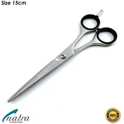 15 cm Haarschere Bartschere Friseurschere Haarschneideschere Coiffeur 6'' NATRA