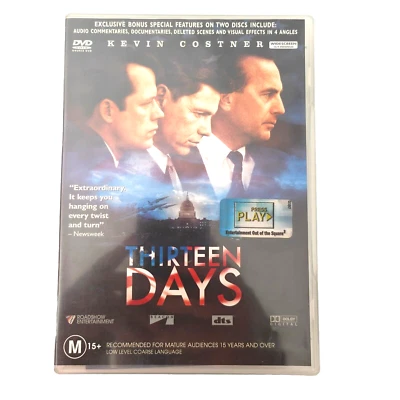 Thirteen Days DVD 2 Disc Kevin Costner War Drama Thriller R4 Fast Post As New - image 1 of 4