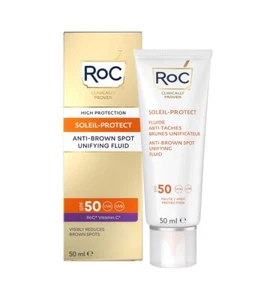 RoC Soleil Protect Sun Cream Anti Brown Spot Unifying Fluid SPF50 | Daily Sun... - Picture 1 of 4