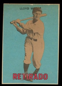 1967 Venezuela Topps #167 Lloyd Waner Retirado VENEZUELAN HOF