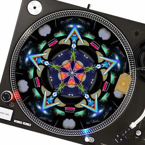 Rainbow Killer Laser Katze Slipmat Plattenspieler 12" für DJ Vinyl LP Audiophile - Bild 1 von 1