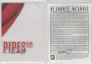 2012 ITG Between the Pipes He Shoots Saves Points Dominik Hasek (Piece 9/9) HOF