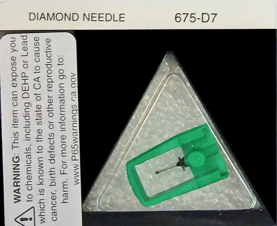 NOS Pfanstiehl 675-d7 Diamond Needle Stylus Sony Nd133g Vl-30g