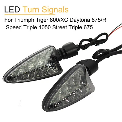 LED Turn Signals For Triumph Tiger 1050 2009-2015 Street Triple 675 2007-2015 - Image 1 of 4