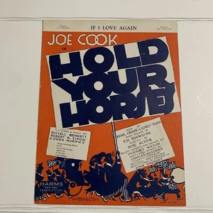 Hold Your Horses Noten - Vintage Klavier/Gesang 30er Jahre Ära Lied - Bild 1 von 7